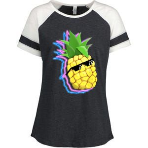 Cool Pineapple Enza Ladies Jersey Colorblock Tee