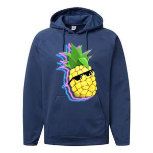 Cool Pineapple Performance Fleece Hoodie