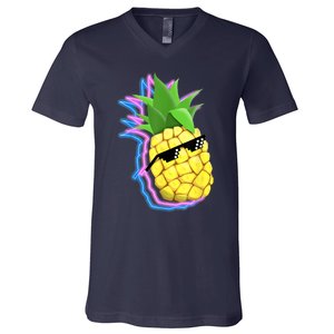 Cool Pineapple V-Neck T-Shirt