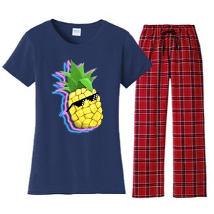 Cool Pineapple Women's Flannel Pajama Set