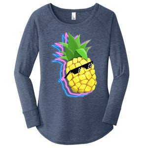 Cool Pineapple Women's Perfect Tri Tunic Long Sleeve Shirt