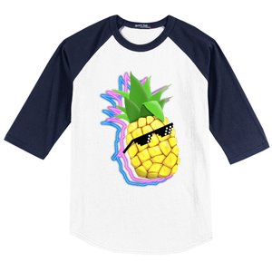 Cool Pineapple Baseball Sleeve Shirt