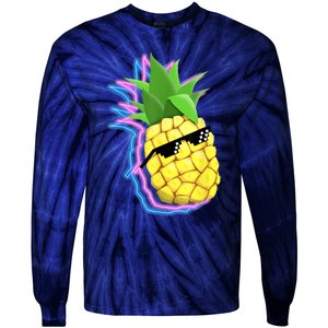 Cool Pineapple Tie-Dye Long Sleeve Shirt