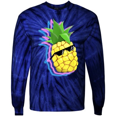 Cool Pineapple Tie-Dye Long Sleeve Shirt