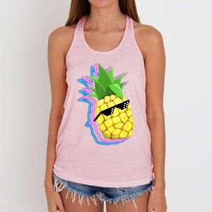 Cool Pineapple Women's Knotted Racerback Tank