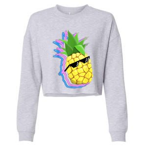 Cool Pineapple Cropped Pullover Crew