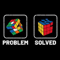 Competitive Puzzle Cube Problem Solved Speed Cubing Drawstring Bag