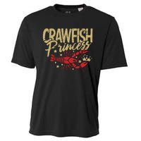 Crawfish Princess Cajun Boil Crayfish Party Wo Girl Cooling Performance Crew T-Shirt