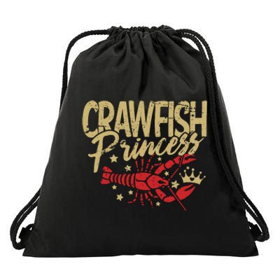 Crawfish Princess Cajun Boil Crayfish Party Wo Girl Drawstring Bag