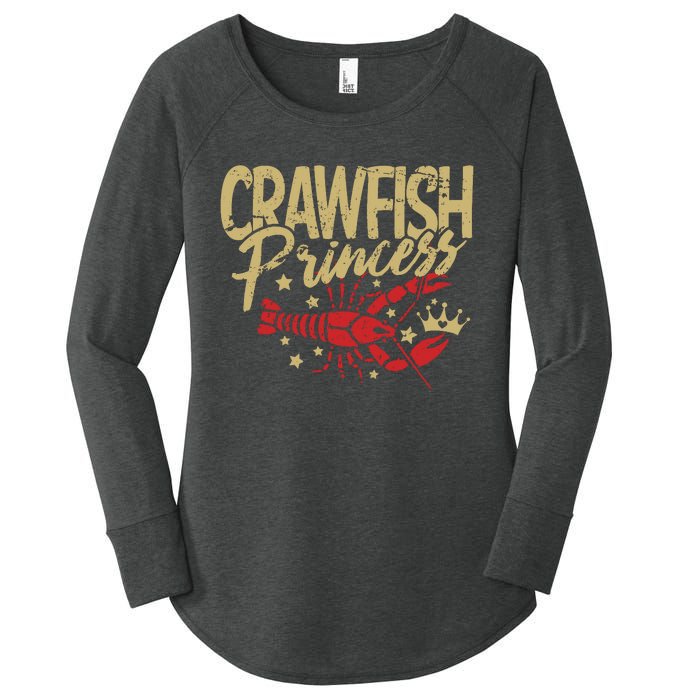 Crawfish Princess Cajun Boil Crayfish Party Wo Girl Women's Perfect Tri Tunic Long Sleeve Shirt