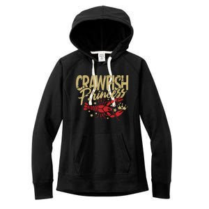 Crawfish Princess Cajun Boil Crayfish Party Wo Girl Women's Fleece Hoodie