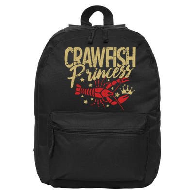 Crawfish Princess Cajun Boil Crayfish Party Wo Girl 16 in Basic Backpack