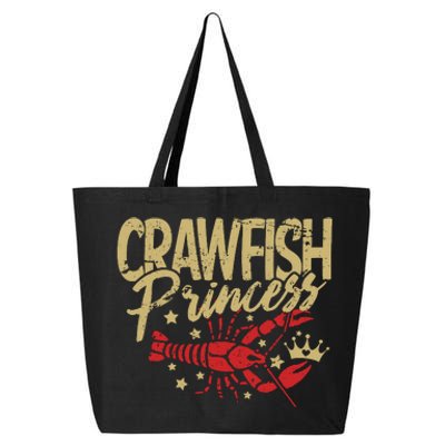 Crawfish Princess Cajun Boil Crayfish Party Wo Girl 25L Jumbo Tote