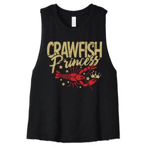 Crawfish Princess Cajun Boil Crayfish Party Wo Girl Women's Racerback Cropped Tank