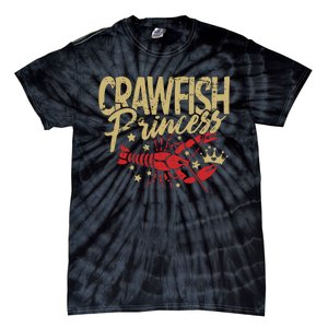 Crawfish Princess Cajun Boil Crayfish Party Wo Girl Tie-Dye T-Shirt