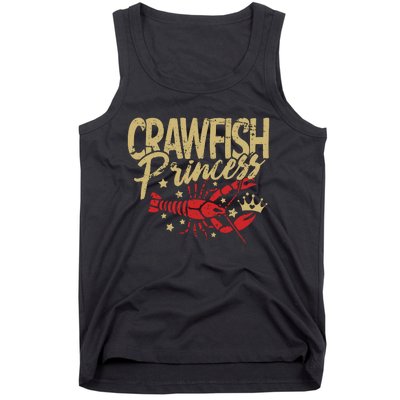 Crawfish Princess Cajun Boil Crayfish Party Wo Girl Tank Top