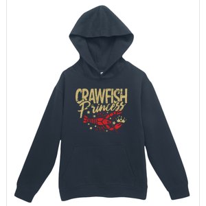 Crawfish Princess Cajun Boil Crayfish Party Wo Girl Urban Pullover Hoodie