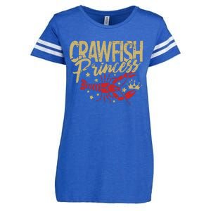 Crawfish Princess Cajun Boil Crayfish Party Wo Girl Enza Ladies Jersey Football T-Shirt