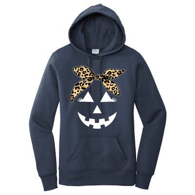 Cheetah Pumpkin Cute Halloween Women's Pullover Hoodie