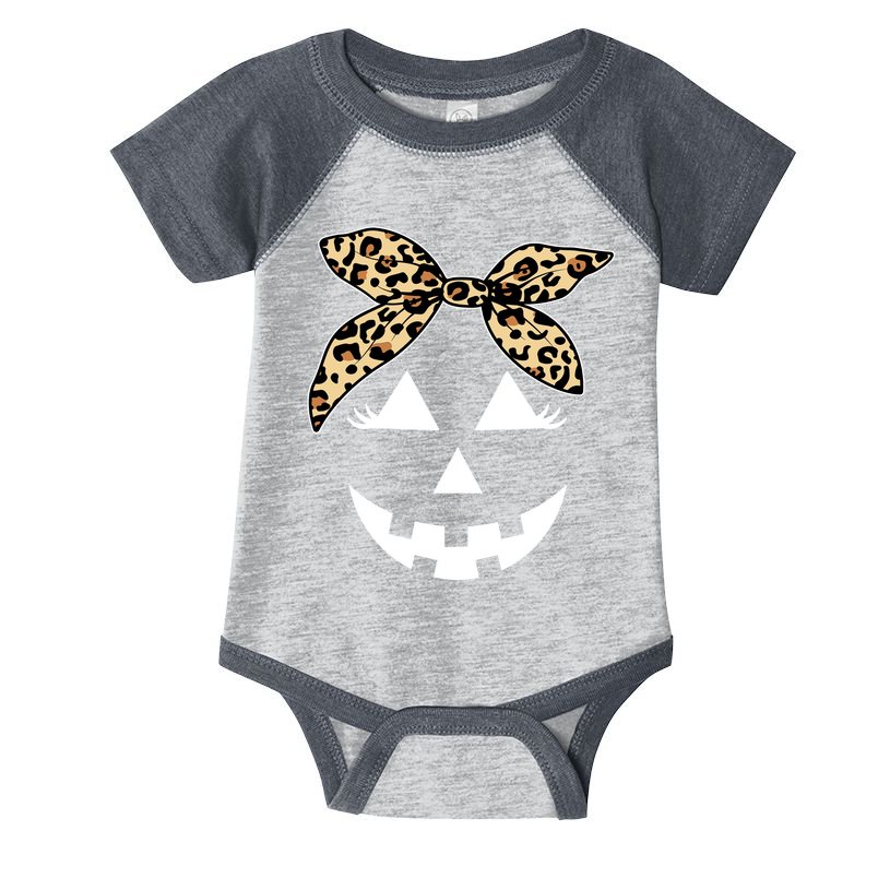 Cheetah Pumpkin Cute Halloween Infant Baby Jersey Bodysuit
