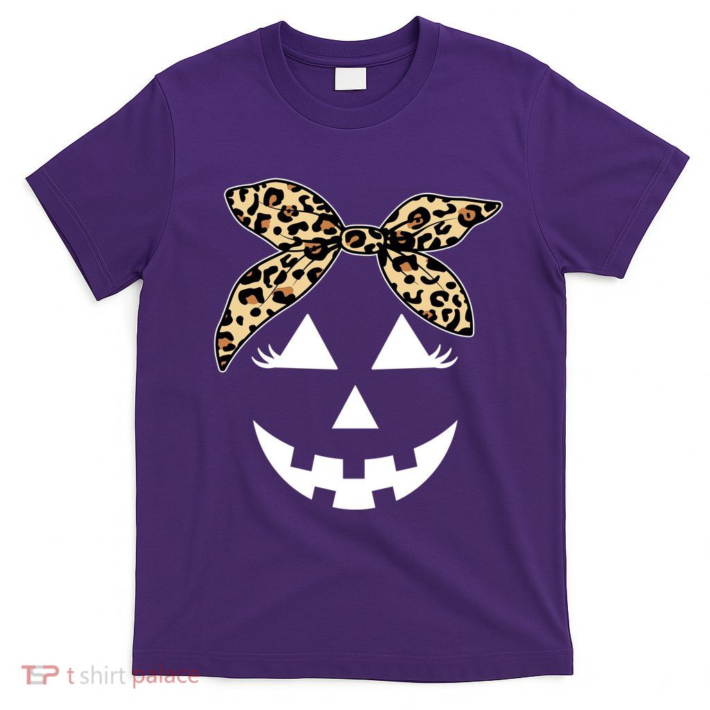 Cheetah Pumpkin Cute Halloween T-Shirt