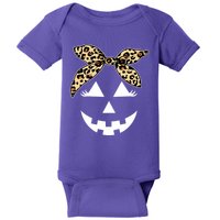 Cheetah Pumpkin Cute Halloween Baby Bodysuit
