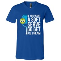 Cool Pickleball Coach Pun Funny Pickleball Meaningful Gift V-Neck T-Shirt