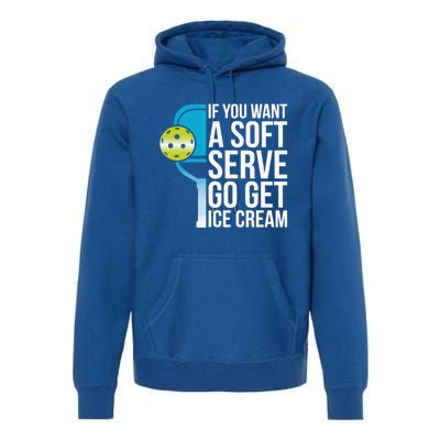 Cool Pickleball Coach Pun Funny Pickleball Meaningful Gift Premium Hoodie