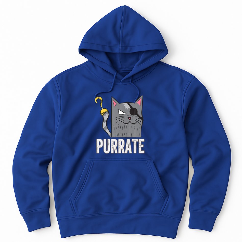 Cat Pirate Cats Halloween Cat Lover Gift Hoodie