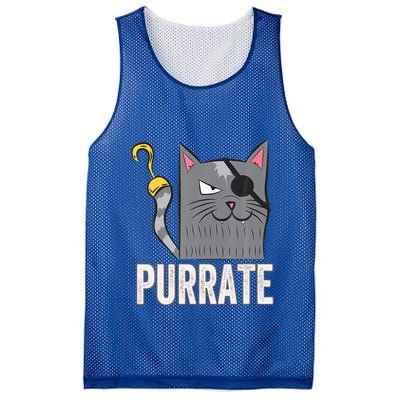 Cat Pirate Cats Halloween Cat Lover Gift Mesh Reversible Basketball Jersey Tank
