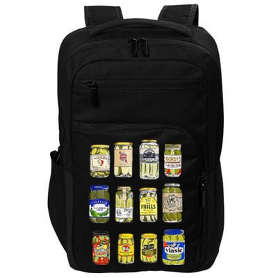 Canned Pickles Canning Season Pickle Jar Lovers Impact Tech Backpack