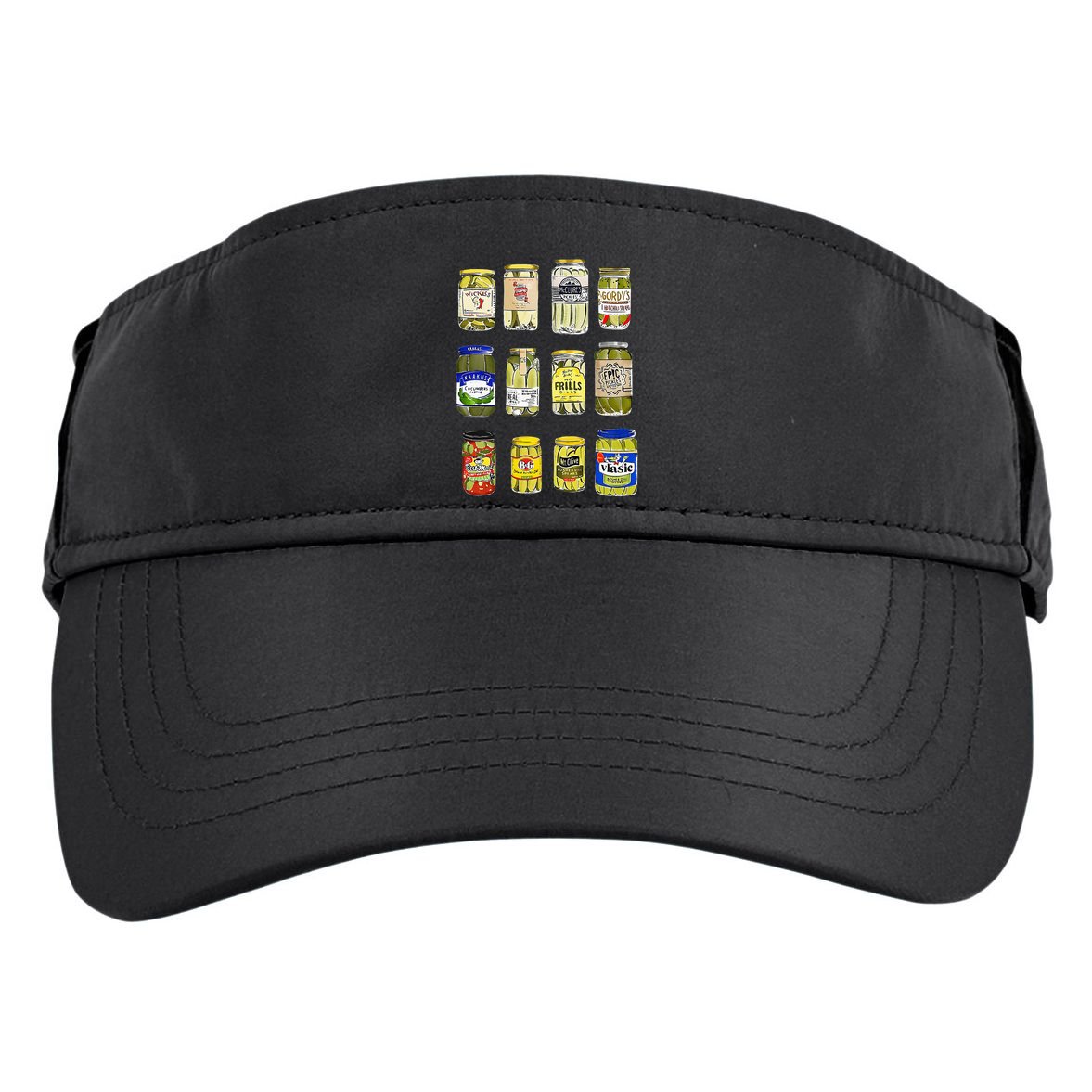 Canned Pickles Canning Season Pickle Jar Lovers Adult Drive Performance Visor