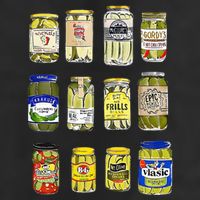 Canned Pickles Canning Season Pickle Jar Lovers Adult Drive Performance Visor