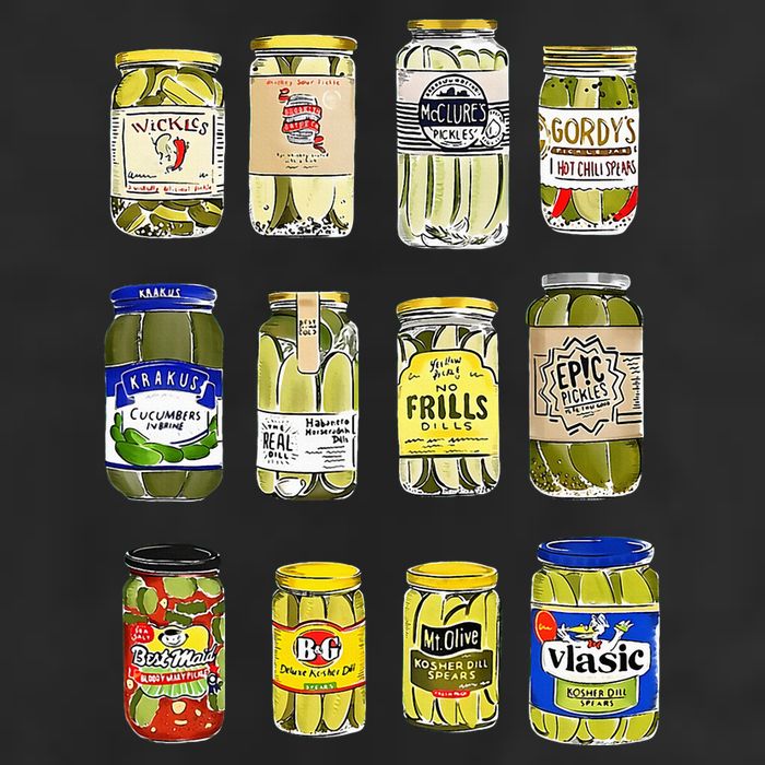 Canned Pickles Canning Season Pickle Jar Lovers Adult Drive Performance Visor