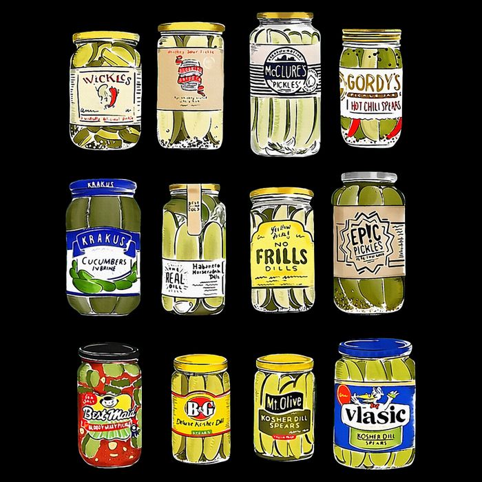 Canned Pickles Canning Season Pickle Jar Lovers Flatbill Hat