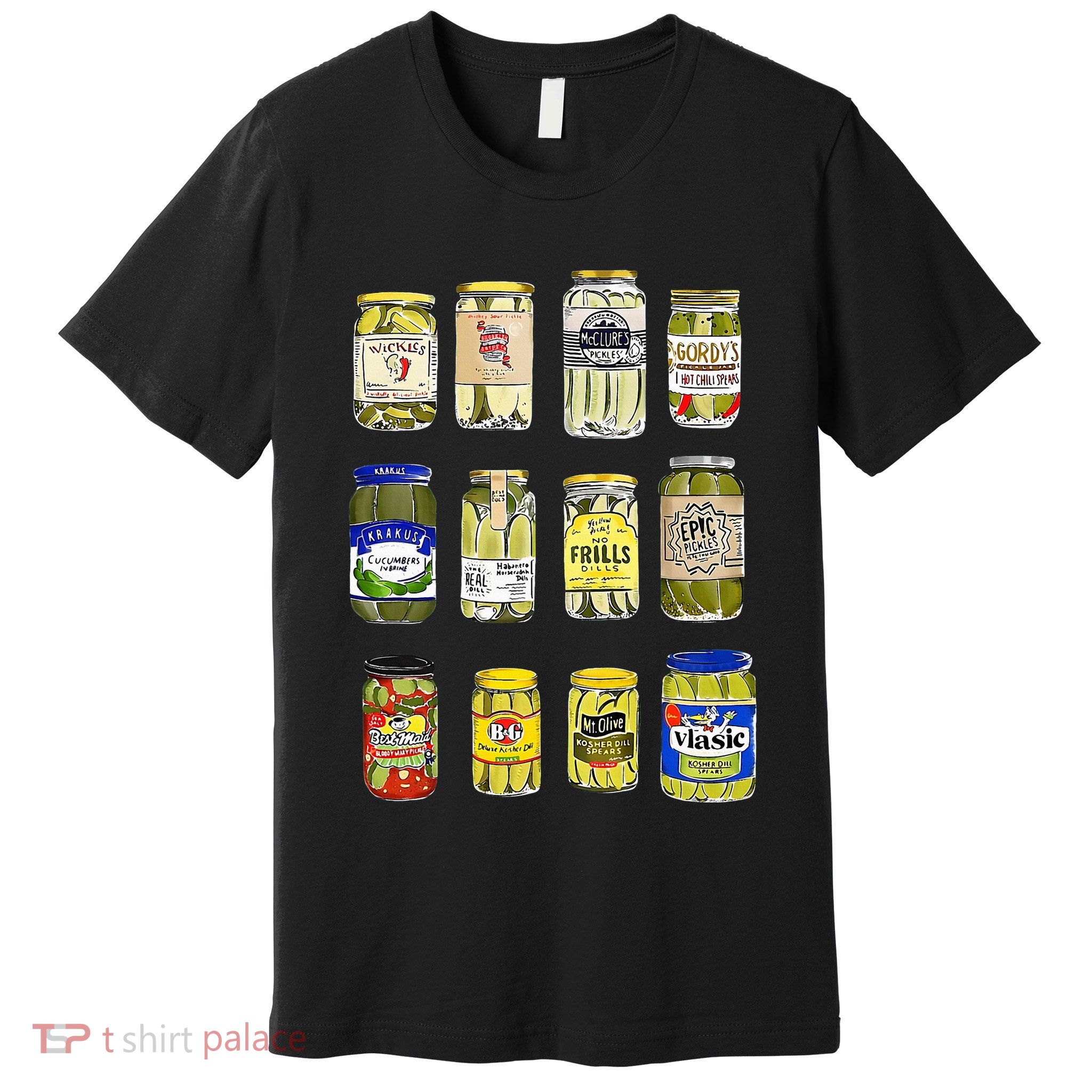 Canned Pickles Canning Season Pickle Jar Lovers Premium T-Shirt