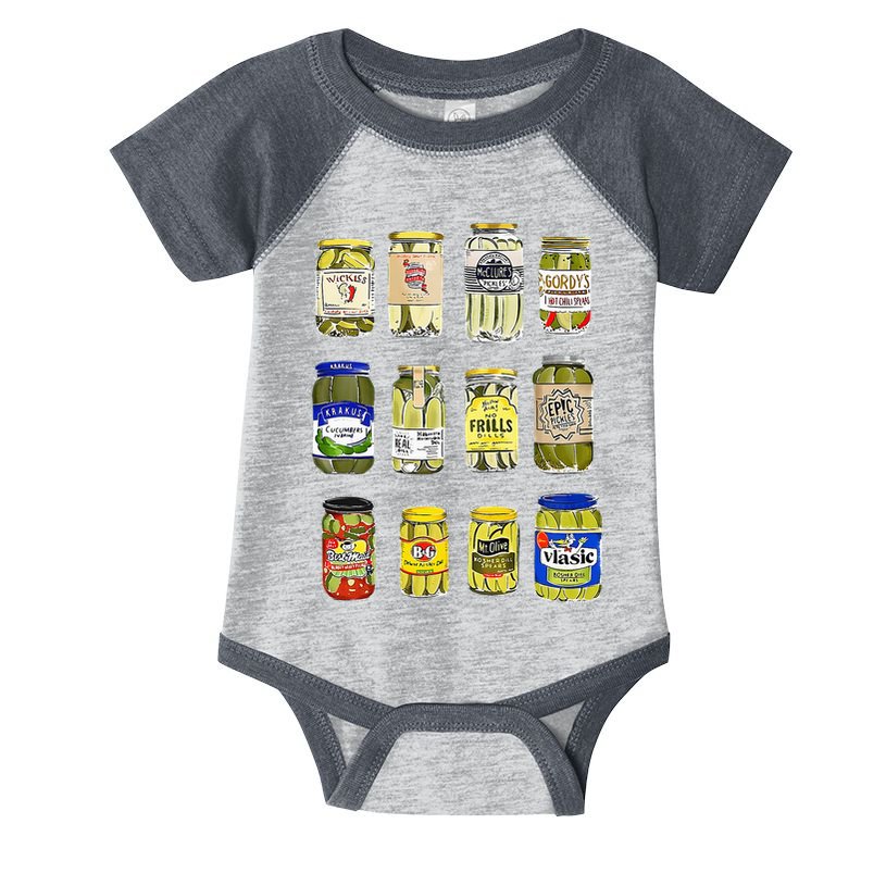 Canned Pickles Canning Season Pickle Jar Lovers Infant Baby Jersey Bodysuit