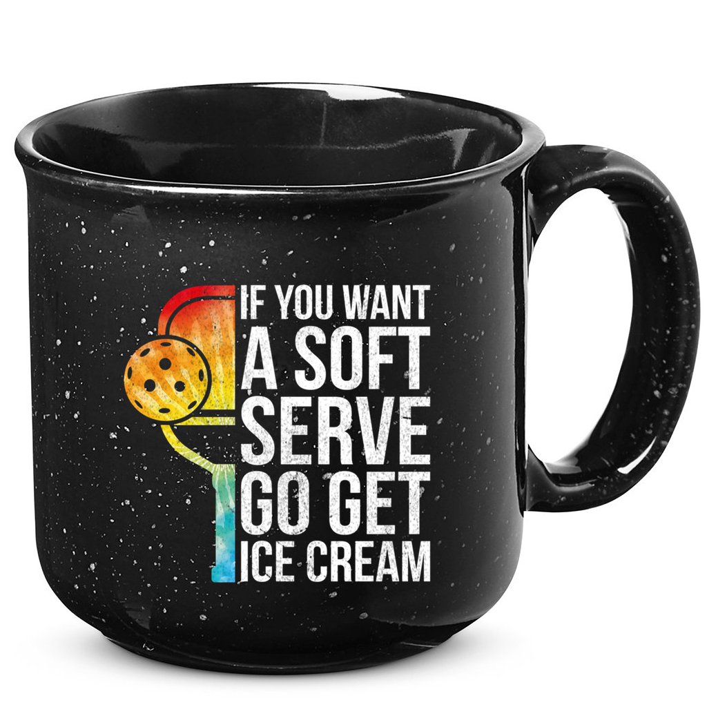 Cool Pickleball Coach Pun Funny Pickleball Gift 15oz Campfire Ceramic Mug