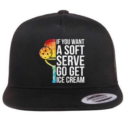 Cool Pickleball Coach Pun Funny Pickleball Gift Flatbill Hat