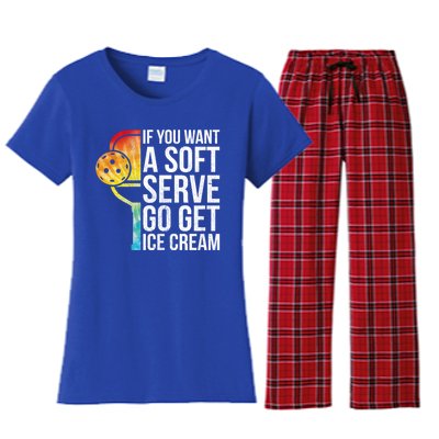 Cool Pickleball Coach Pun Funny Pickleball Gift Women's Flannel Pajama Set