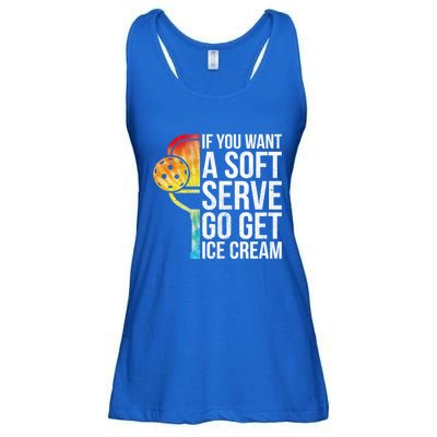 Cool Pickleball Coach Pun Funny Pickleball Gift Ladies Essential Flowy Tank
