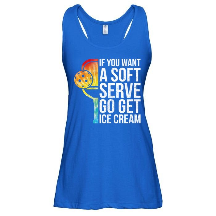 Cool Pickleball Coach Pun Funny Pickleball Gift Ladies Essential Flowy Tank