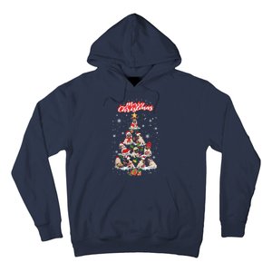 Cute Pugs Christmas Tree With Lover Hoodie