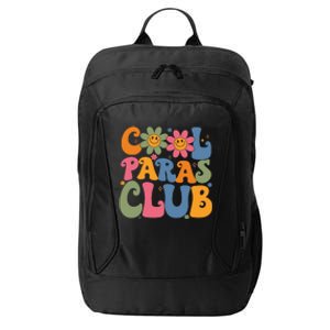 Cool Paras Club Paraprofessional Paraeducator Back To School City Backpack