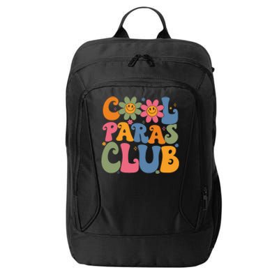 Cool Paras Club Paraprofessional Paraeducator Back To School City Backpack