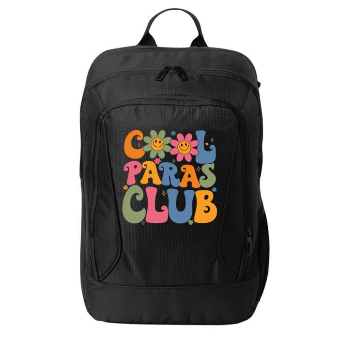 Cool Paras Club Paraprofessional Paraeducator Back To School City Backpack