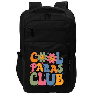 Cool Paras Club Paraprofessional Paraeducator Back To School Impact Tech Backpack