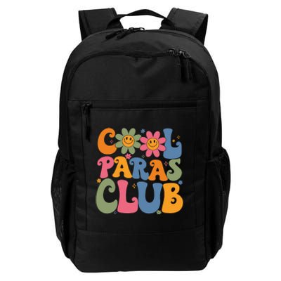 Cool Paras Club Paraprofessional Paraeducator Back To School Daily Commute Backpack