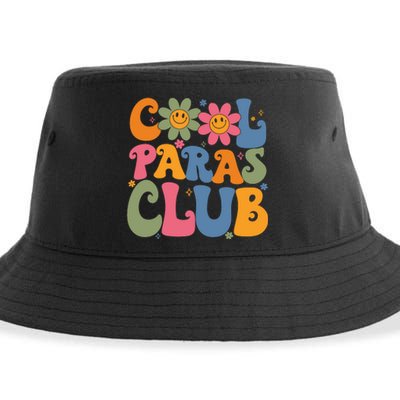 Cool Paras Club Paraprofessional Paraeducator Back To School Sustainable Bucket Hat