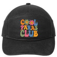 Cool Paras Club Paraprofessional Paraeducator Back To School 7-Panel Snapback Hat